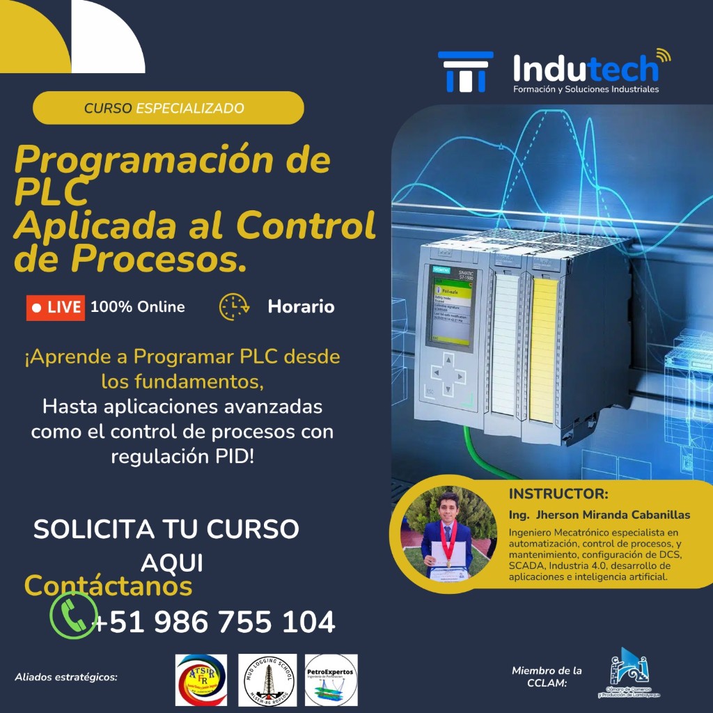 Programación de PLC Aplicada al Control de Procesos
